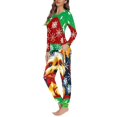 thumbnail image 3 of Conjunto de pijama informal para mujer, ropa de dormir cómoda, regalos de Navidad, envío directo, 2 piezas, 3 of 4