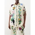 thumbnail image 4 of Women's Casual Two-Piece Set Floral Print Shirt and Pants Set, 4 of 7