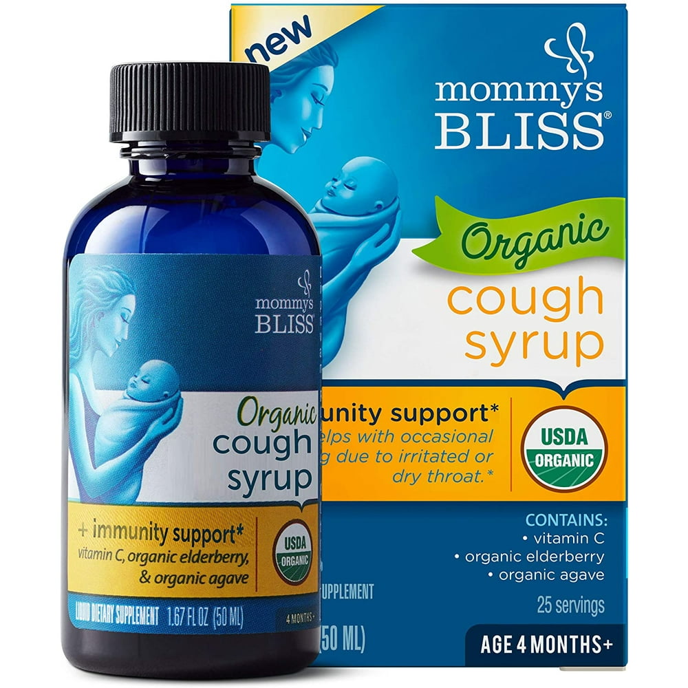 Mommy's Bliss Organic Baby Cough Syrup + Immunity Support 1.67 FL