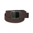 thumbnail image 2 of CTM Cotton Adjustable Belt with Nickel Finish Buckle (Pack of 3), 2 of 3