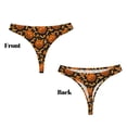 thumbnail image 3 of Fotbe Quirky Corn Pumpkin Tanga Sin Costuras para Mujer con Estampado – Panties Invisibles, Transpirables y Cómodos para Uso Diario-X-Small, 3 of 6