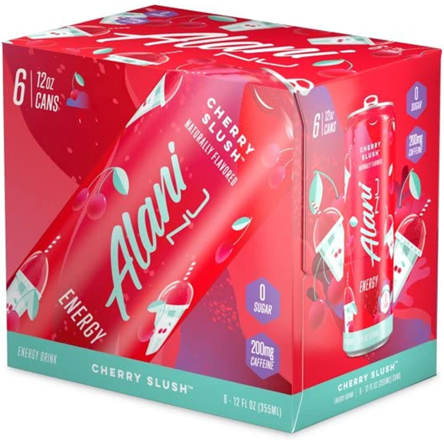 Alani Nu Energy Drinks 6 Cans Sugar Free 200Mg Of Caffeine B Vitamins