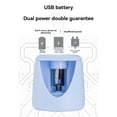 thumbnail image 4 of Electric Rotary Pencil Sharpener USB Charger Lithium Battery Pencil Sharpener for Office School Suplies Pink, 4 of 8