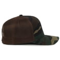 thumbnail image 3 of Outdoor Cap GC101M 5-Panel Generic Camo Mesh Back Cap-Woodland-Brown, 3 of 8