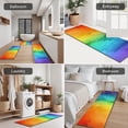 thumbnail image 5 of Rainbow Tie Dye Ink Pattern Kitchen Rugs Sets Of 3,Kitchen Runner Rugs Non Skid Washable,Decorative Kitchen Floor Mats for Kitchen,Sink,Laundry,17"x30"+ 17"x47" + 17"x59", 5 of 6