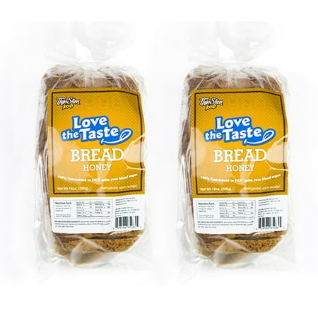 - ThinSlim Foods Love-the-Taste Low Carb Bread Honey, 2pack