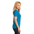 thumbnail image 3 of Port & Company Ladies 5.4-oz 100% Cotton T-Shirt, Neon Blue, XXX-Large, 3 of 6