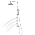 thumbnail image 3 of Pulse Lanikai 3 Function Hand Held Rainfall Dual Shower Head Spa System, Chrome, 3 of 6