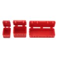 thumbnail image 4 of Caja De Equipaje De Coche RC, Simulación De Alto Detalle Juego De Caja De Equipaje De Coche RC Fuerte Aspecto Hermoso Plástico Para 1/18 1/24 ANGGREK Rojo, 4 of 8