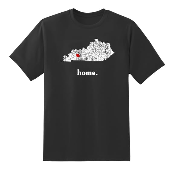 KY Map Kentucky Home State Love Kentucky Home Design T Shirt Black