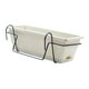 thumbnail image 5 of Macetero con barandilla para balcón, cesta para plantas con estante y bandeja, jardineras para ventana, macetero colgante para jardín, terraza, Patio estante de hierro negro, 5 of 9