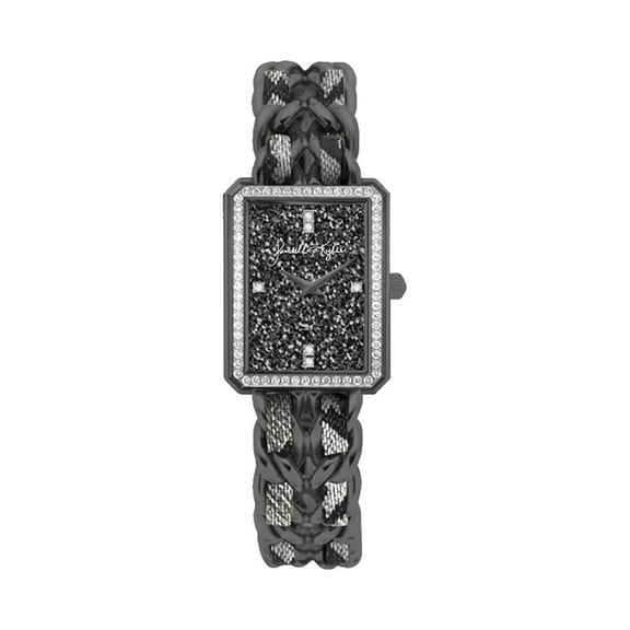 Kendall Kylie Ladies Quartz Movement Black Tone Metal Strap Analog Fashion Watch