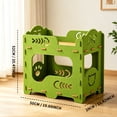 thumbnail image 6 of Felt Cat Bed Nest, Portable Pet Lounge House for Indoor & Outdoor Cats, Ideal for Playing Sleeping Resting, Green 50x29x52cm, 6 of 9