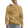 thumbnail image 7 of Wukai Retro Palm Tree Print Womens Hoodies Fleece Sweatshirts Long Sleeve Sweaters Pullover Fall Outfits Winter Clothes-Small, 7 of 7