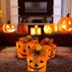 thumbnail image 3 of 3 Pack Halloween Pumpkin Light-Up Gift Box Set - Battery Operated, Indoor/Outdoor Decor For Holiday Parties & Home Yard Decorations, 3 of 4