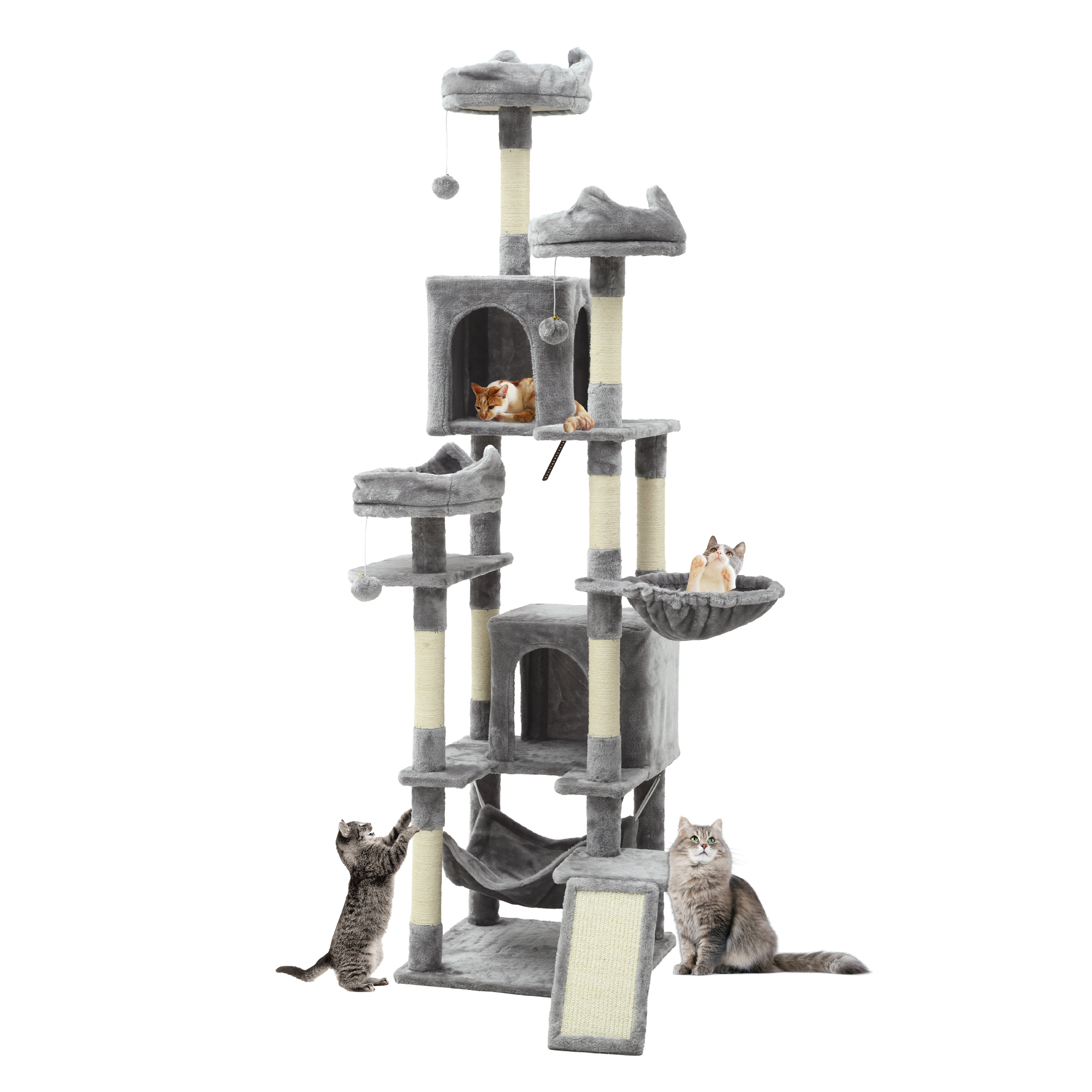 Uforic 75in Large Cat Tree Tower Multi-Level Condo photo 6