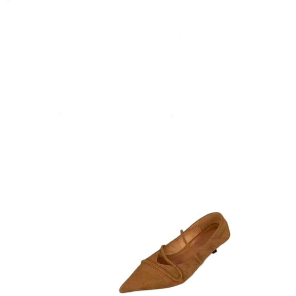 longantii Womens Mary Jane Shoes Slip on Dressy Ballerina Flats Shoes for Women 2026 Comfy Non-Slip Shoes for School Office Walking Casual Formal Work Brown