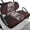 Skull Floral Pattern, variant on Pzuqiu Skull Floral 2-Piece Golf Cart Seat Covers Set - Breathable Washable Protective Covers for Most 2-Seater Golf Carts
