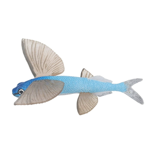Flying Fish Model, Exquisite Design Hand Painted Technology Perfect Gift Sea Animal Toy For Kids And Adults