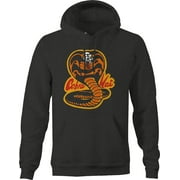 Cobra Kai Retro Karate Fleece Sweatshirt for Men 2XL Dark Grey