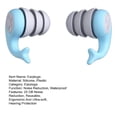 thumbnail image 5 of CSChome Bouchons d'Oreilles Antibruit Ergonomiques en Silicone 25 DB Réduction de Bruit Étanche Réutilisable Protection Auditive pour Travail Sommeil, 5 of 5