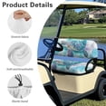 thumbnail image 6 of Jeiento Watercolor Sea Turtle Golf Cart Seat Covers for Front Seat Golf Cart Backrest Bench Covers for More 2-Person Seats Club Car Decor, 6 of 7