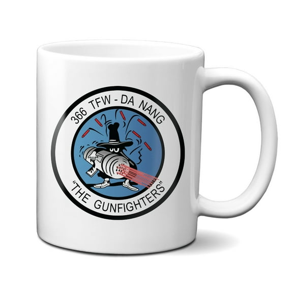 366th TFW Da Nang Gunfighters Logo 11oz Mug