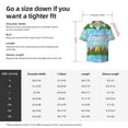 thumbnail image 7 of Sigee Happy Easter Print Men's Shirts Casual Button Down Short Sleeve Summer Beach Shirt Hawaiian Vacation Shirts Tee Shirt-3X-Large, 7 of 7