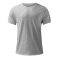 thumbnail image 4 of Krdevn Men's Casual Soft and Comfortable Cotton T Shirt with Round Neck and Short Sleeves,M, 4 of 4
