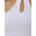 thumbnail image 2 of Slim Fit Asymmetrical Collar Cut Out Body Top, 2 of 5