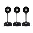 thumbnail image 2 of 3Pcs Cordless LED Sensor Wall Light USB Rechargeable Night Light - Black, 2 of 3
