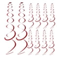 thumbnail image 5 of KAKOWELY 12 serpentinas colgantes con forma de espiral para fiestas, techos, paredes, puertas, fiestas de cumpleaños, bodas, graduaciones y festividades., 5 of 5