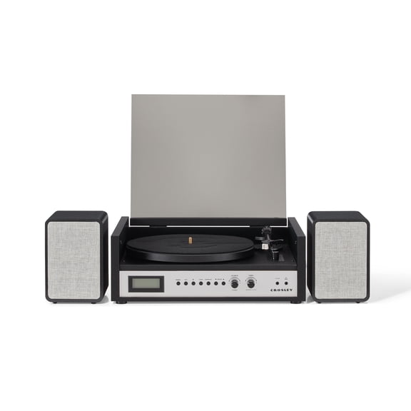 Crosley Coda Vinyl Record Player with Speakers and Wireless Bluetooth - Audio Turntables