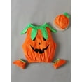thumbnail image 3 of WIBACKER Children Cute Halloween Pumpkin Costumes Kid Boy Girl Party Cosplay Fancy Dress Up, 3 of 10