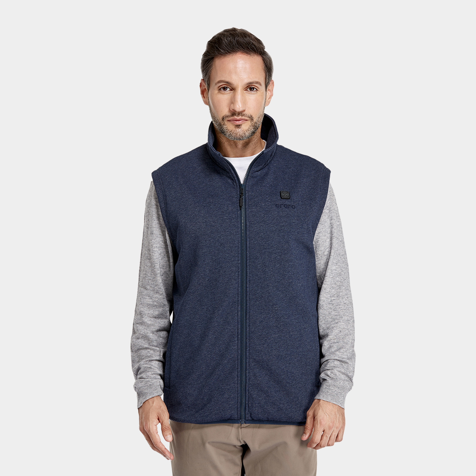 ORORO Men's Fleece Heated Vest with Battery Pack - image 2 of 6
