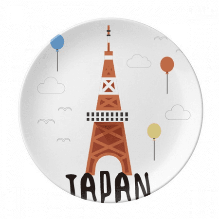 

Local Japanese Travelling Tyoko Tower Plate Decorative Porcelain Salver Tableware Dinner Dish