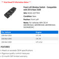 thumbnail image 2 of Front Left Window Switch - Compatible with 2016 Ram 2500, 2 of 2