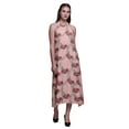 thumbnail image 1 of Bimba Robe de Plage Dos Nu Imprimée à Fleurs pour Femmes, Col Halter, Petite Taille, 1 of 6
