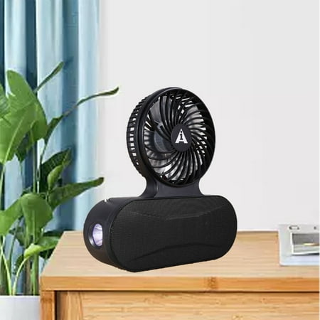 

Equipped With A Radio Of Receiving FM Channels solar Powered Household Small Fan wireless Bluetooth Small Audio System car Mounted Mobile Portab