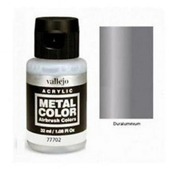 Acrylicos Vallejo VJP77702 32 ml Duraluminium Metal Color Paint