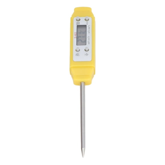 Digital Food Cooking Thermo meter, Stainless Steel Thermo meter Instant Read Meat Thermo meter for BBQ Grill Smoker Milk and Water