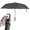 Grey, variant on URBN ELEMNTS Compact Travel Umbrella, Ergonomic Handle, Auto Open Close, Solid, Green, 1 Count
