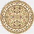 thumbnail image 1 of Dynamic Rugs ANR5571202464 Ancien Jardin 5 Pi 3 Po Rond 57120-2464 Tapis - Or Clair/ivoire, 1 of 1