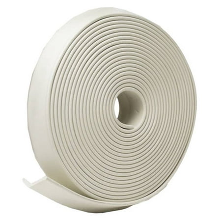 Frost King SG30WH Garage Door Seal Kit, 30 ft L x 1-3/4 in W 3/16 in T, Vinyl, White