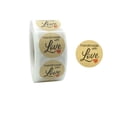 thumbnail image 1 of AYktou Valentines Day Gifts,Stickers Paper Kraft 1 Inches Hand Made With 500 Labels Per Roll Made With Stickers Of Love For Packaging Baking Round Labels Hand Made Valentines Day Sticker Roll, 1 of 5