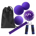 thumbnail image 1 of CSChome Home Exercise Ball 1 Set Yoga Fascia Balls Silicone Elastic Resistance Belt Portable Hand Muscle Developer, 1 of 7