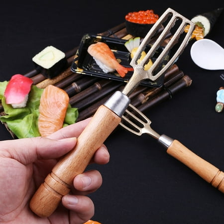 

Fall Kitchen Tools Select Fish Scale Planer Scale Remover Solid Wood Brass Fish Scale Brush Commercial Household Wood Handle Brass Fish Scale Planer