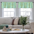 thumbnail image 5 of LALILO Kitchen Curtain Valance Beautiful Night Sky Milky Way Rod Pocket Window Curtain 52"x 18" Set of 2, 5 of 7