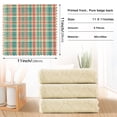 thumbnail image 6 of Yayeee 6 Pack Kitchen Dish Cloths Set for Washing Soft Drying Absorbent Microfiber Towels, Red Green Tartan Pattern, 6 of 9