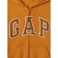 thumbnail image 2 of Sudadera con Capucha para Niños GAP con Logo, Cierre Completo, Color Ojo de Tigre, 2 of 2